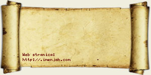 Ana Jaćimović vizit kartica